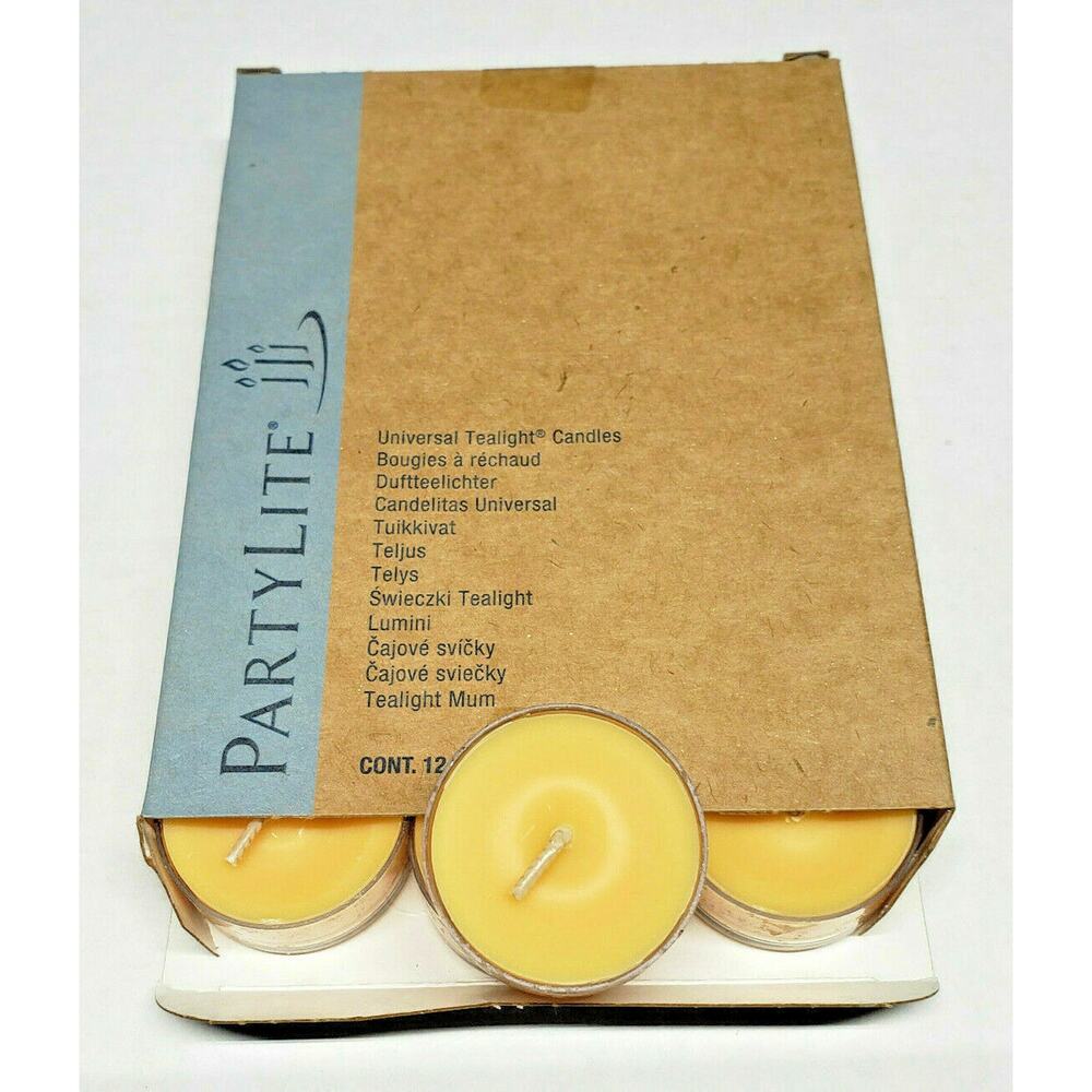 Partylite Tealights 12 Candles NOS " Citrus Peel & Sage " P1F/V04419